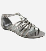 Randy Silver Titanio Dressy Sandals