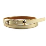 Thin Leather Narrow Belt