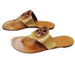 Louisa Metallic Thong Sandals