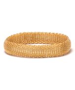 Gold Mesh Bangle